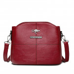Женская кожаная сумка 8607-2 RED